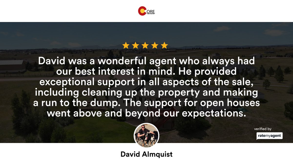 daveindowntown's tweet photo. My latest RateMyAgent review in Black Forest.
Asociate Level Real Estate Broker FA.100048200
https://t.co/nzTgt5pROB

...
#ratemyagent #realestate #HomeSmart https://t.co/1dqO9P50dz