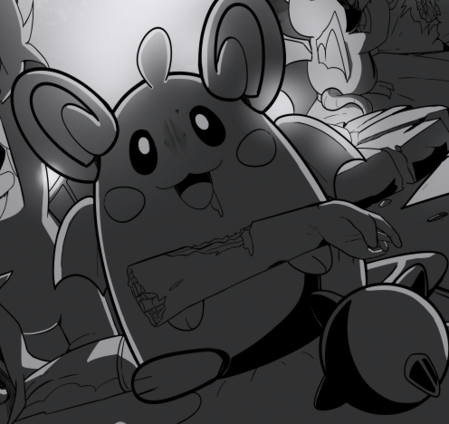 DemiMonComics's tweet photo. DemiMon Grimoire: Mu

Type / Animal: Water / Mouse
Mu can enter narrow spaces and are often found near water.
Level 1: Mu
Level 2: Mushi (Unpictured)
Level 3: Mushika (Unpictured)

#DemiMon #Pokemon #Digimon #Fakemon #Mu https://t.co/oQjWvtPZK3
