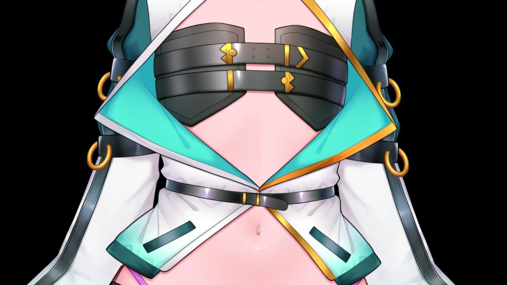 LycorisLiddle's tweet photo. Thank goodness for the belt, these things are so heavy. I mean what is it at least an F cup geez. Just boing boing around fr sheeesh. So big my jacket won't stay shut >~< https://t.co/CWiQw6oa7E