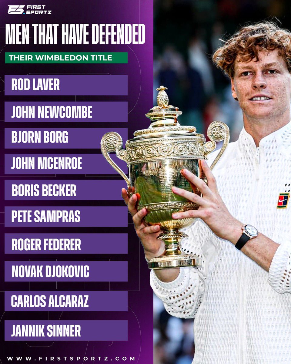 sanjeev__'s tweet photo. Congratulations Champ #Sinner  #Wimbledon https://t.co/6WaOhCfUCb