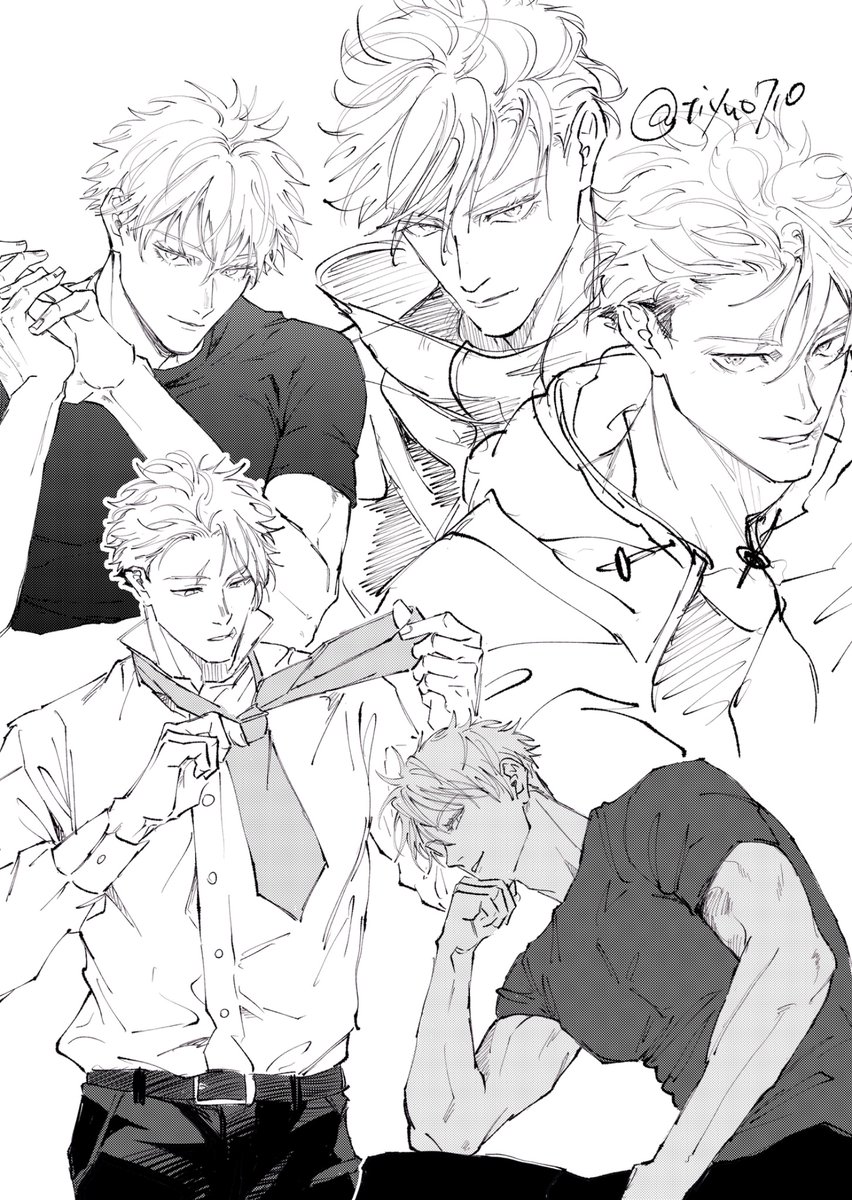tiyu0710's tweet photo. 途中で力尽きたらくがきと載せてなかったやつ等✍ https://t.co/6pTC5dlIXH