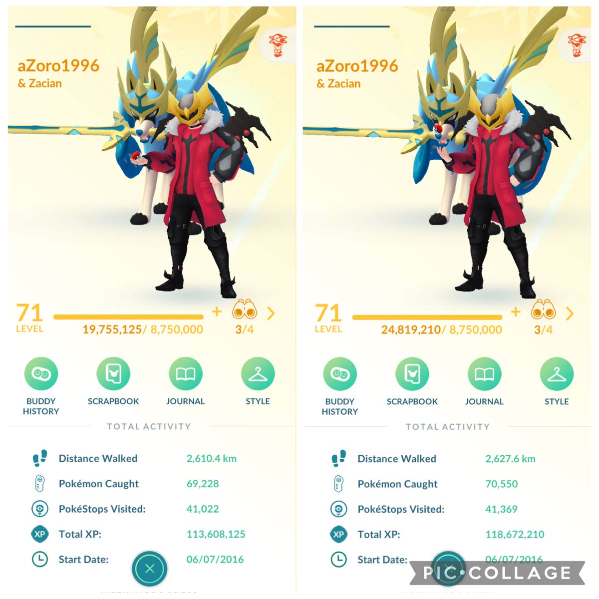 ZoroarkFX's tweet photo. Global GO Fest Recap Day 2!

Wanted to focus mainly on catches today but had a power bank issue which meant I had to spot and go buy a new one part way through which are into a lot of time 😅

5.1 Mil XP
1.1k Catches
51 Raids
29 wild Shiny’s
2 raid Shiny’s https://t.co/ZY5soTUAnd