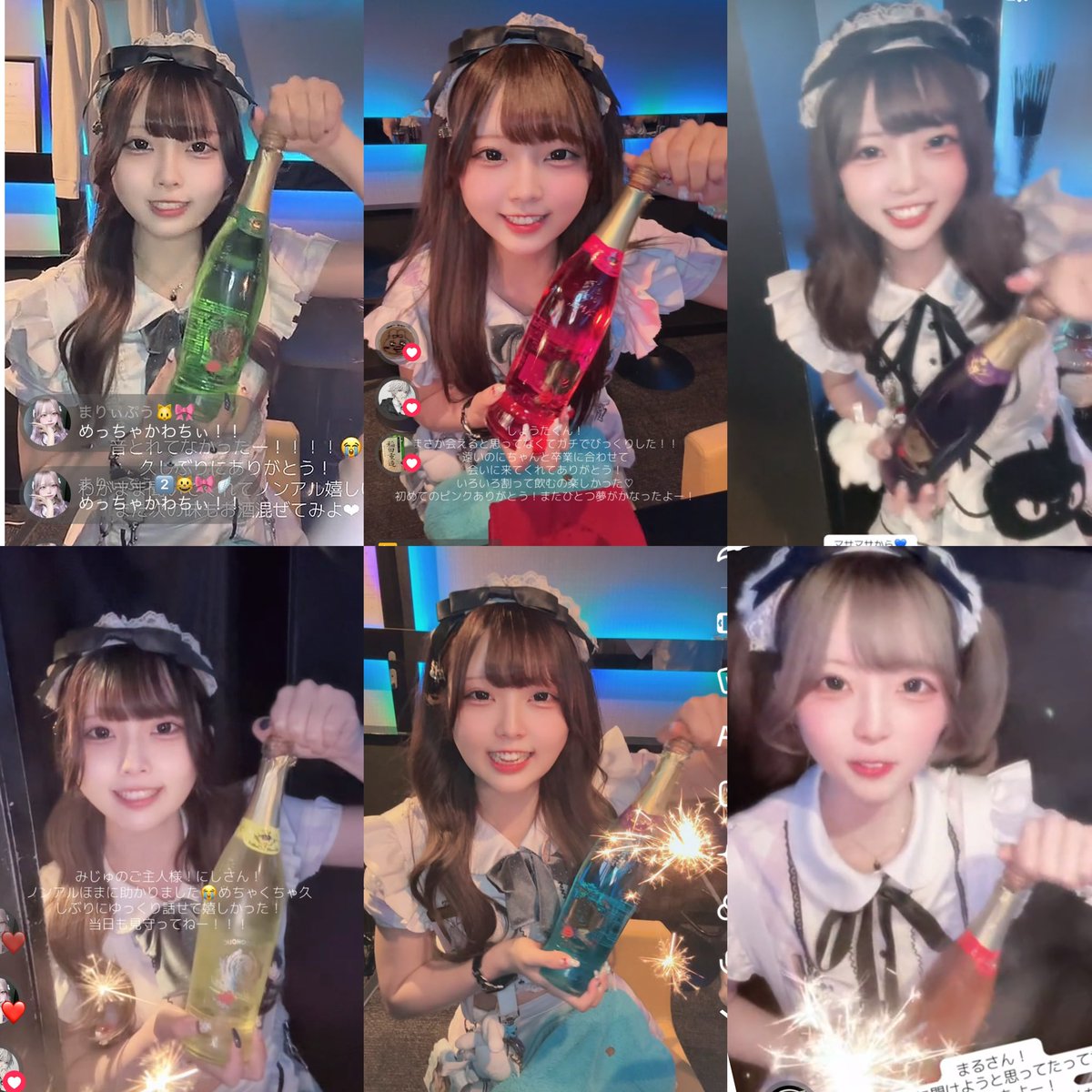 po_c70_'s tweet photo. ポンフィリコ全色制覇🩷🩵💛🧡💚💜

実は夢のひとつでした！
叶えさせてくれた皆様本当にありがとう( /*>ω<)/♡
写真で成長を感じるー！ https://t.co/siXMPHN6XI