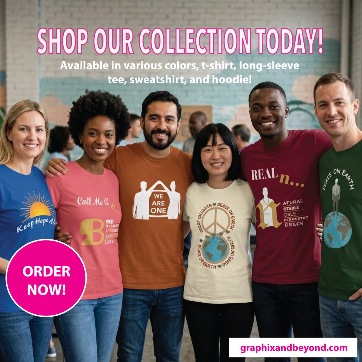 graphixnbeyond's tweet photo. Choose your vibe! Shop our collection of shirts today! Available in various colors, t-shirt, long-sleeve tee, sweatshirt, and hoodie!

Buy now: https://t.co/RSFFHpYiaR

#positivevibes #PositiveTees #ShopNow #tshirts https://t.co/ng7GeBw0MB