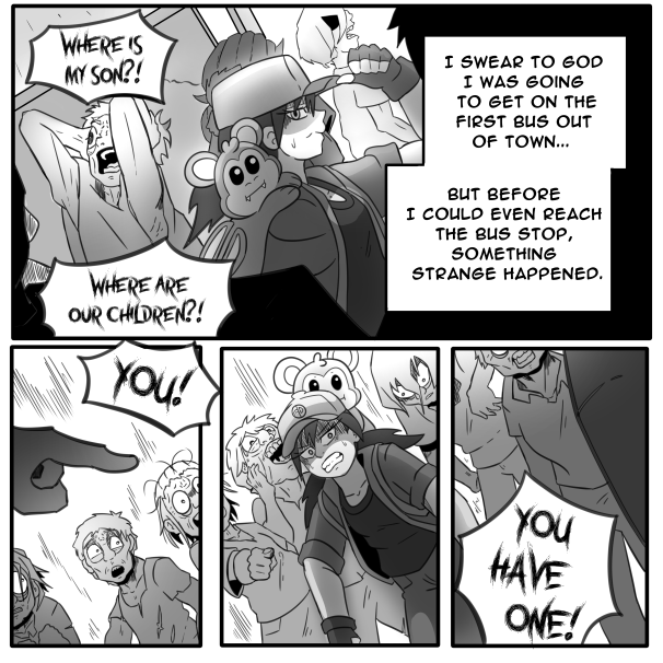 DemiMonComics's tweet photo. Every DemiMon town has its own relationship with the creatures. Some worship them. Others see them as horrors that lure children away by looking cute and cool.

#DemiMon #Pokemon #Digimon #Worldbuilding https://t.co/sIx3uWhkcx