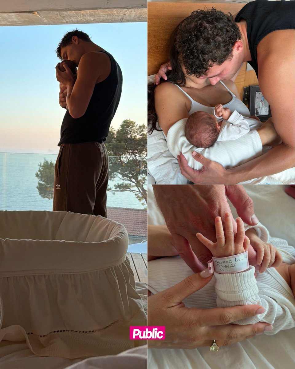 InsidePublic's tweet photo. 🌹⚽️🍼 Nos félicitations à Benjamin Pavard et son épouse Kleofina pour la naissance de la petite Lena Rose Pavard 📸 benpavard21 #benjaminpavard #equipedefrance #people #actupeople #newspeople #public https://t.co/8oRkDNABJv