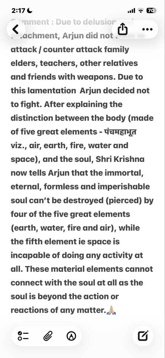 vijaydevji's tweet photo. #Bhagavad #Gita 
#BhagavadGita 
2.23
Jay Shri Krishna 🙏🏼 https://t.co/HOJO3XfOej