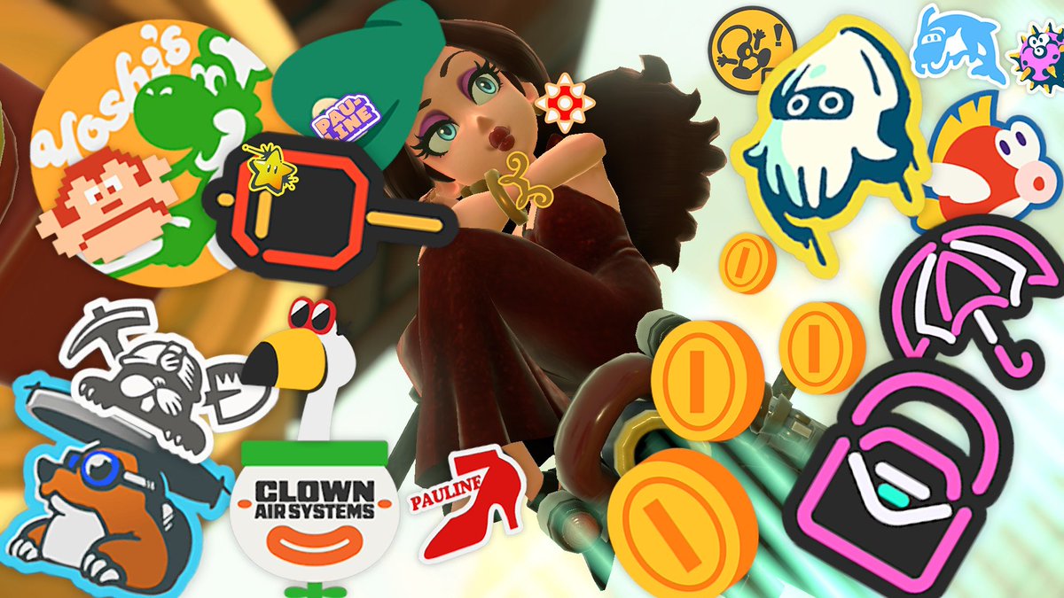socoolio1's tweet photo. Stickers ♥️ 
#mariokartworld
#pauline https://t.co/LXqJl7MJVv