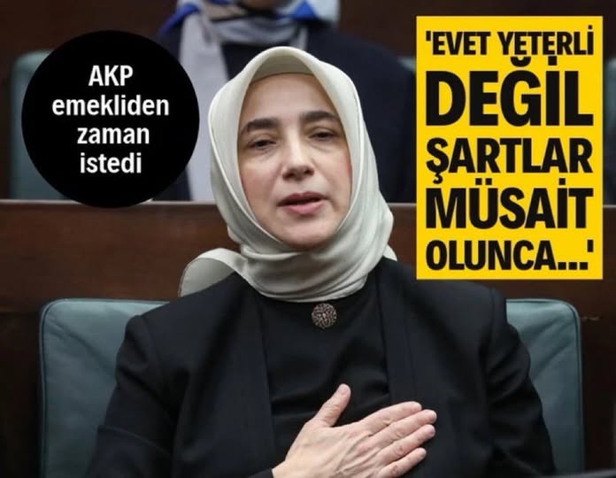 OmerOzkubat's tweet photo. Özlem Zengin diyor ki: “Türkiye'nin şartları müsait olduğunda emekli maaşları gözden geçirilecektir!”
Şimdi   cevap verme vakti.

Şartlar 273 bin TL vekil maaşı vermeye müsait!

Şartlar milletvekillerine emekli maaşı vermeye müsait.

Şartlar 3-4 yerden maaş vermeye müsait! https://t.co/ua0xaJh0Nv
