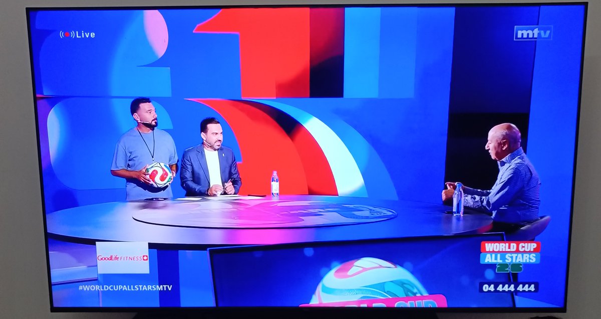 tonysaoub1's tweet photo. #WorldCupAllStarsMTV
@MTVLebanon https://t.co/opgwqYyMXh
