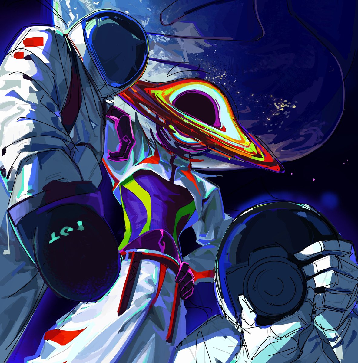Blackholed's tweet photo. Old wip... https://t.co/GCmYSB5IIR