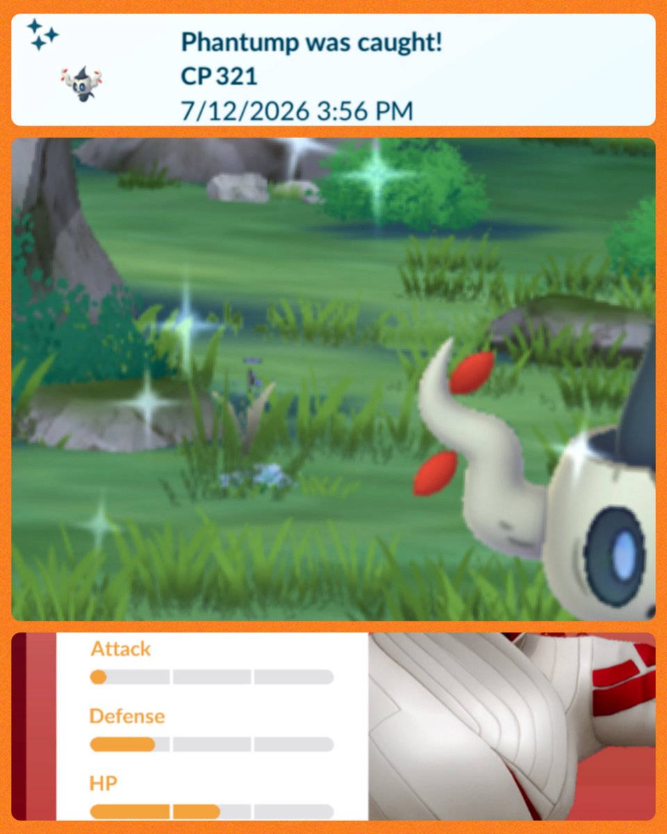 KamikeoPoGo's tweet photo. ✨#ShinyPHANTUMP✨
#GoFestGlobal
✨🍀SHINY!🍀✨
... 👊🏾🐻 GRIND!
#ShinyPokemon #PHANTUMP #ShinyGameIsStrong #OnlyMatterOfTime #ShinyHunter #PokemonGo https://t.co/V5X4UmN0n2