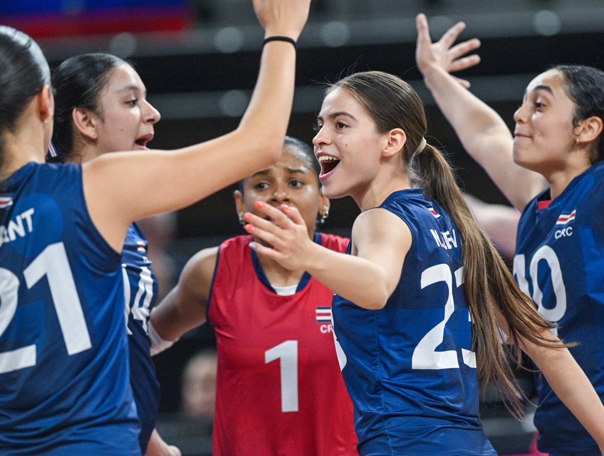 Norceca_Info's tweet photo. Costa Rica 🇨🇷 secured 5th place at the 2026 NORCECA U21 Pan Am Cup defeating Venezuela 🇻🇪 3-1 (25-22, 17-25, 25-17, 25-18)

🔝 Scorers
Ainhoa Molleja (7) 🇻🇪 24pts 
Nhya Barley (4) 🇨🇷 20pts

#norceca #panamcupu21 https://t.co/bpgDhw81WS