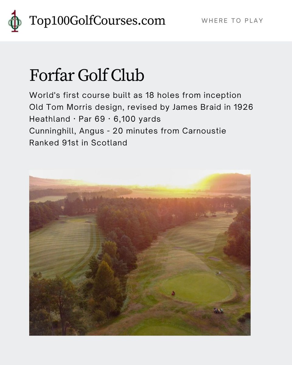 Top 100 Golf Courses tweet media
