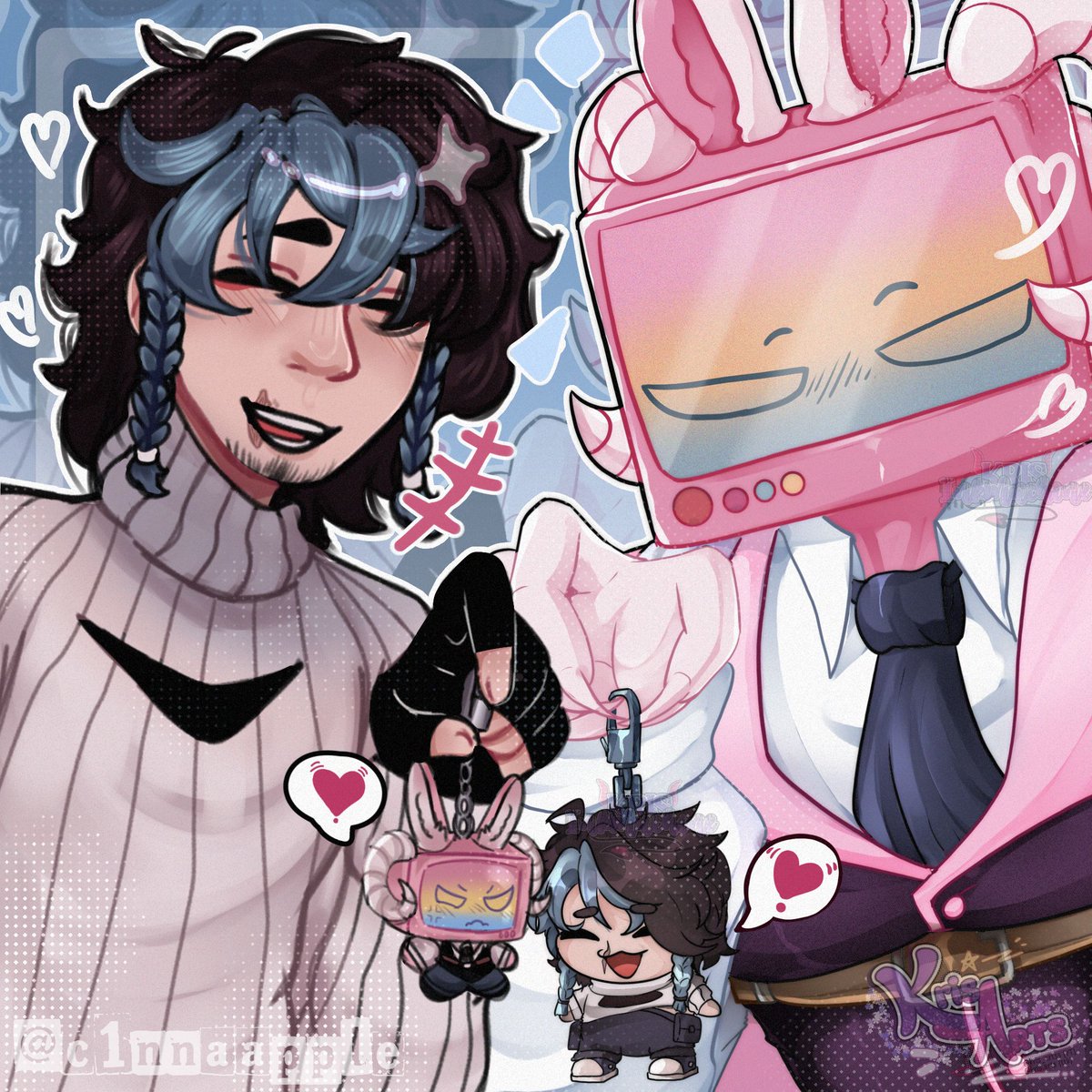 krisinkmachine's tweet photo. Felix e Andie juntinhos<3

Uma arte em collab feita com @c1nnaapple  !!!!

| #ocs | #artdigital | #digitalarts | #arte | #ocbrasil | #oc | #brart | https://t.co/yKm4aH7pz6