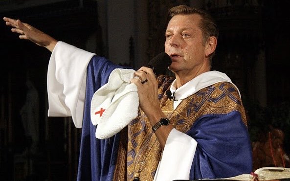 davenewworld_2's tweet photo. A pastor in Illinois has been accused of child sexual abuse for the 5th time. 

Michael Pfleger has been asked by the Archdiocese of Chicago to step away from his ministry and live away from the parish while a new sexual abuse allegation is investigated.

In all 4 prior instances, the Archdiocese's Independent Review Board would allegedly "investigate" and then reinstate him each time.

The current investigation is ongoing.