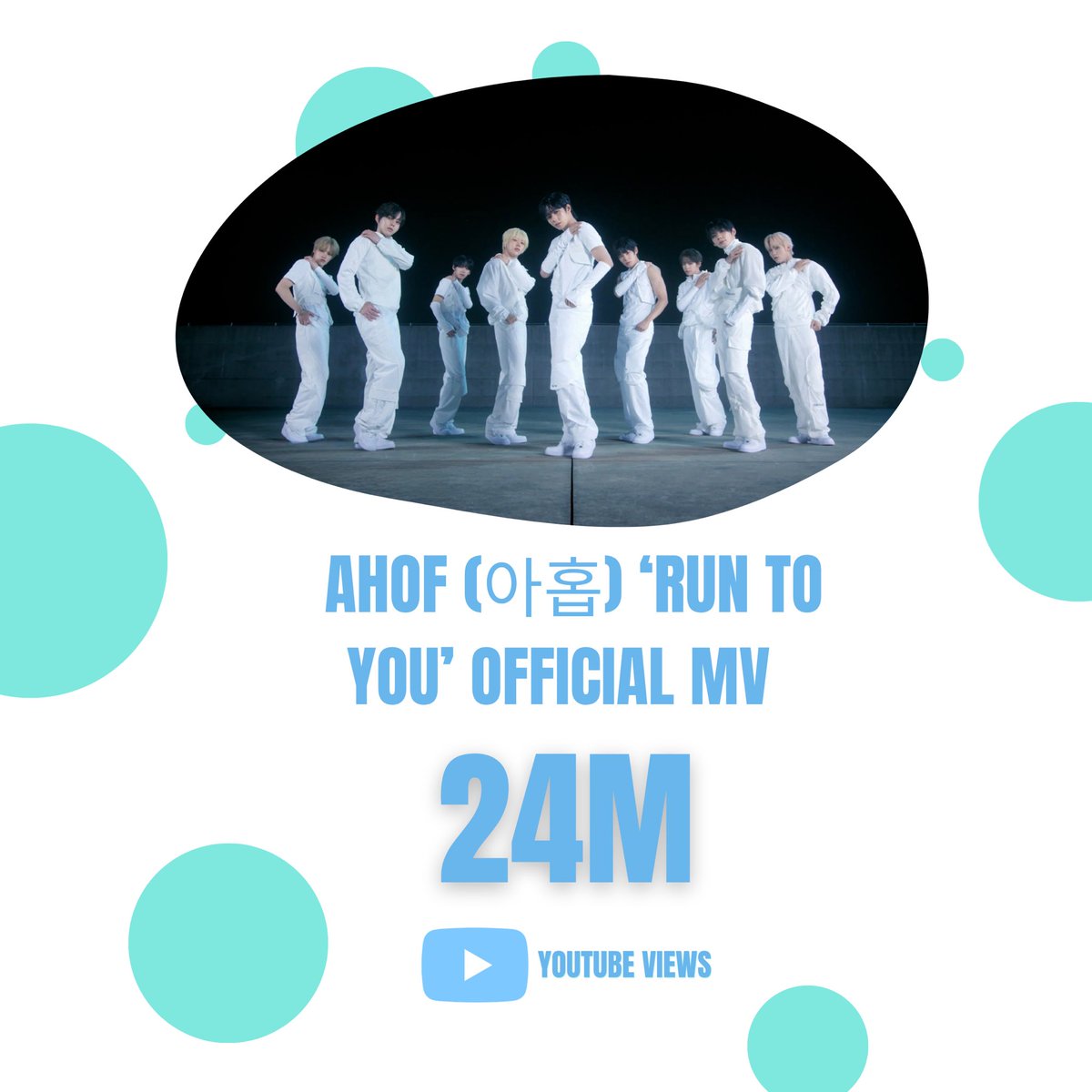 ahofchartdata's tweet photo. [📈][YOUTUBE VIEWS] 260713

<RUN TO YOU> by AHOF (@AHOF_official) has officially surpassed 24 MILLION views on YouTube!

Stream on YouTube: 🖇 https://t.co/P3kxIrogrW

#AHOF   #아홉   #RUN_TO_YOU https://t.co/7E0PKrJ6dv