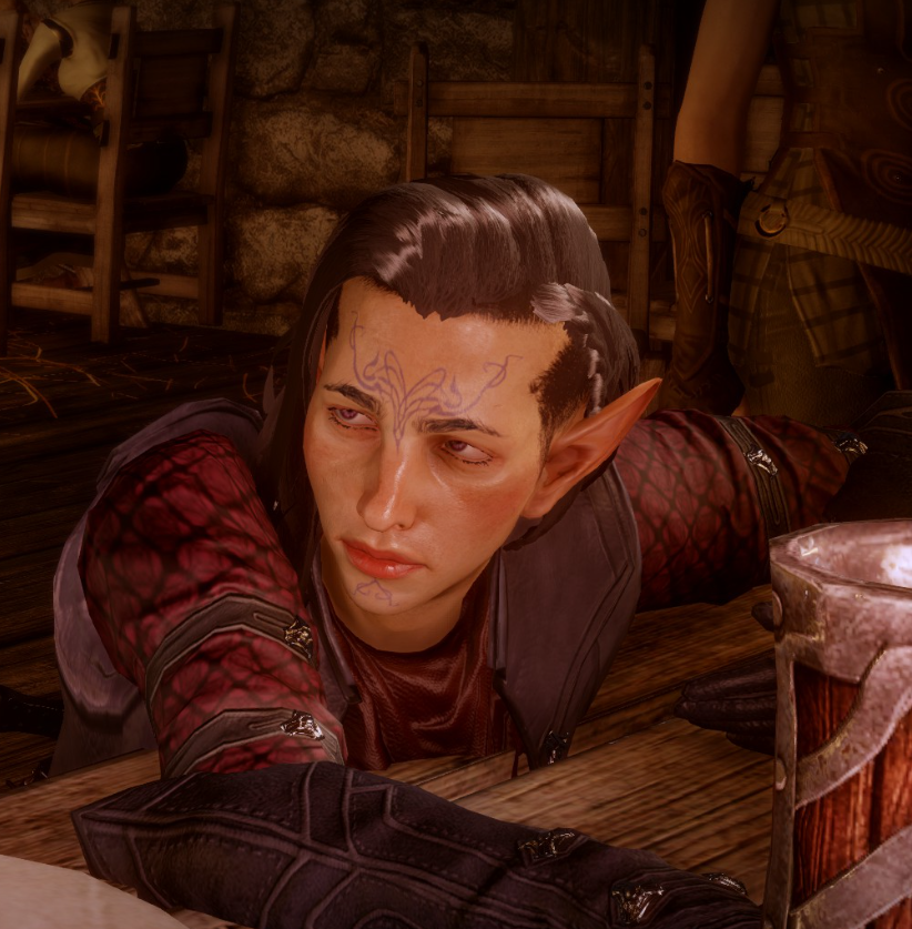 emeraldryu__'s tweet photo. coming to the end of this playthrough he is very sad about it and so am I :( https://t.co/do21DUyliX