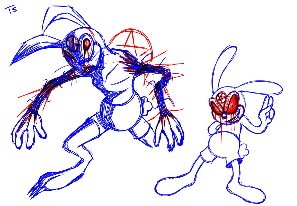 unknown_mouse__'s tweet photo. Satanic Rabbit (Oswald) https://t.co/kOtlLlhIUF