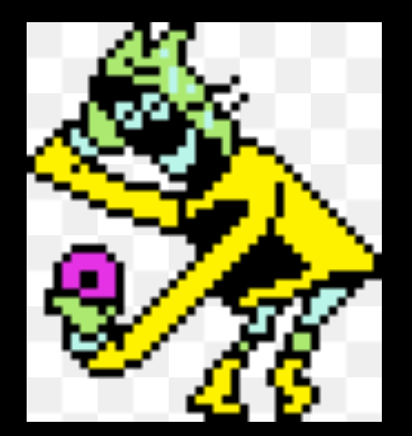 squibbyknight's tweet photo. @minniboe @yumeni_kasuga its gaster follower #2, the original model (ungonered), has a hand holding a donut, and a pair of eyes and eyebrows, meanwhile gonered is a hand fused into the small blob https://t.co/vK86jKO4KC