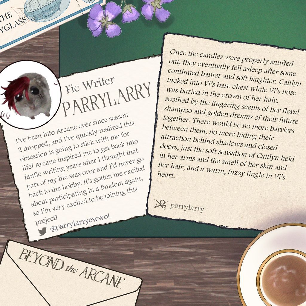 BeyondtheArcane's tweet photo. ☁︎ CONTRIBUTOR SPOTLIGHT: @parrylarryewwot ☁︎

The arcane obsession is sticking with us for life too, we fear...

#arcane #zine https://t.co/Y3AKXlIPNU