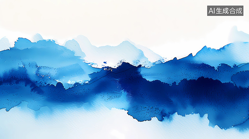 RaD_0r's tweet photo. Tried my hand at abstract watercolor today—layers of blue merging like quiet thoughts. Art doesn’t need to be perfect, just felt.  #ArtIsMySelfCare， https://t.co/cUmt7a7abq