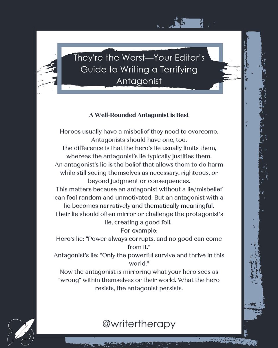 Writer Therapy | Developmental Editing & Research tweet media