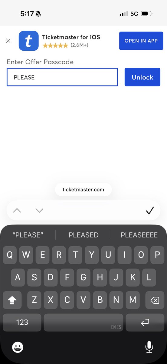 lucyluvscats's tweet photo. anyone know if this code will work for the ariana waitlist 😀 https://t.co/iHL5HE9GM0