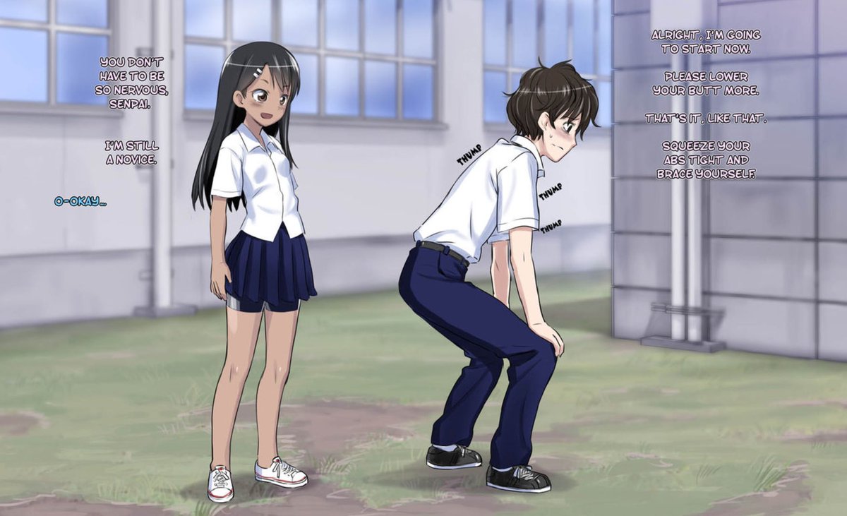bmopilled's tweet photo. thinking about the original nagatoro doujins and her emotional support abuse goblin https://t.co/9IJ6Nj5iU2