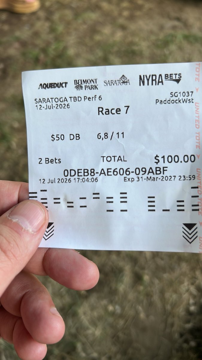 401Handicapper's tweet photo. I love when 18/1 beats my 8 lol #Saratoga #NYRABets #NYRA https://t.co/7E0i4igee6