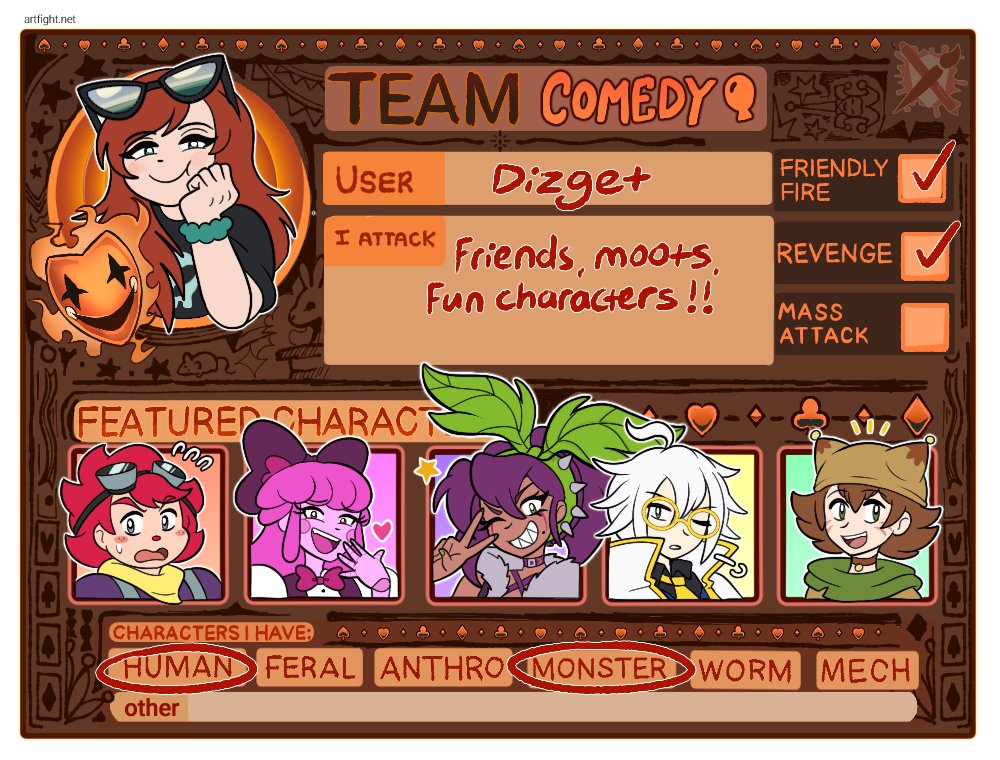 dizget's tweet photo. I forgot to post this earlier, but here is my #artfight card! https://t.co/KWOAi6Co7J