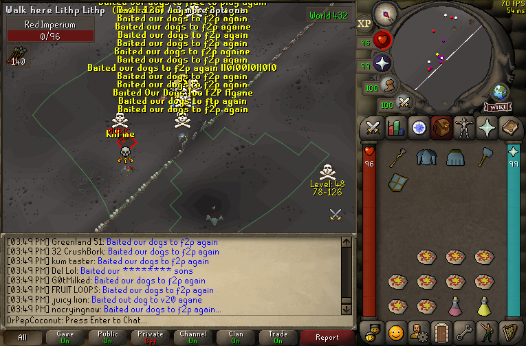 RoTNewsNetwork's tweet photo. WE SET UP A FIGHT AND BAITED @EOPISS INTO ANOTHER F2P SLAUGHTER! 👑 

BROWN DOGS @MOIWORLD DIDN'T EVEN ATTEMPT TO HELP THIS TIME AFTER THEIR TERRIBLE ATTEMPT BACKFIRED LAST TIME 💀 🤣 

STICK TO BARKING ON DISCORD ON ALTS YOU TERRIFIED NOOBS 😭 

WINNERS TOPIC: https://t.co/Hd7rxqufcQ