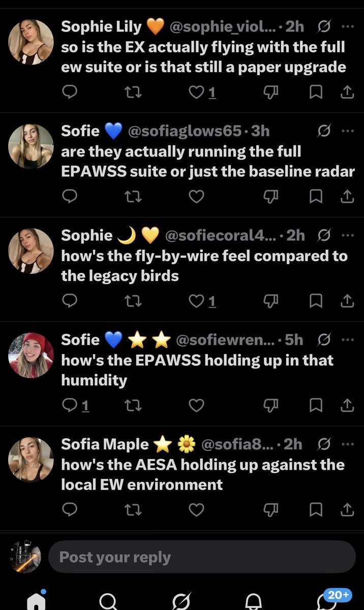 denverbitcoin's tweet photo. @usairforce wtf kind of bot comments are these lol https://t.co/T0YRBN67d6