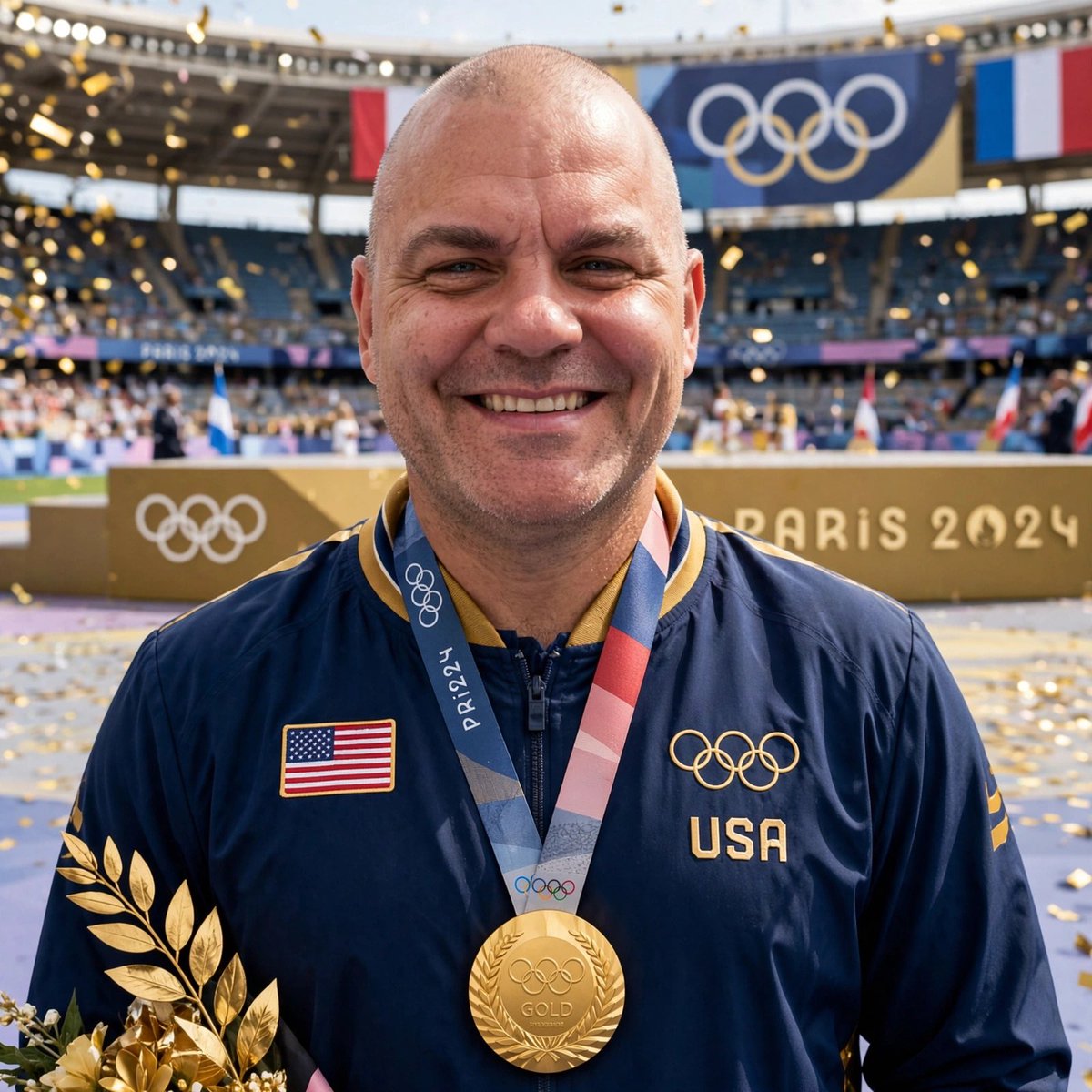 Justinhogan384G's tweet photo. I am an Olympic 🥇 medalist. https://t.co/mL0KraL1gi
