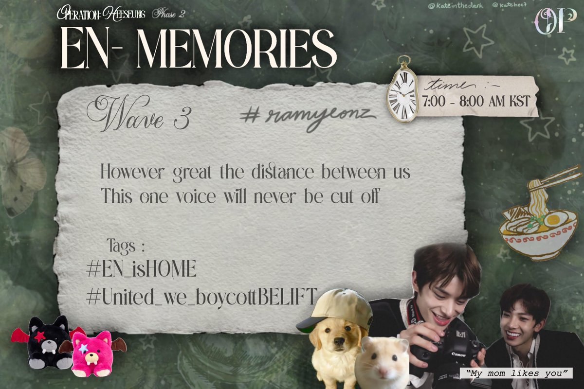 OHP2official's tweet photo. It's wave 4
From hating to share even one bite to waiting for that someone to knock on your door for midnight snacks. Everything goes from ‘mine’ to ‘ours’.

Share your favourite #ramyeonz stories &amp; moments, how important they're to each other

#EN_isHOME
#United_we_boycottBELIFT https://t.co/dVAdgkxP4n