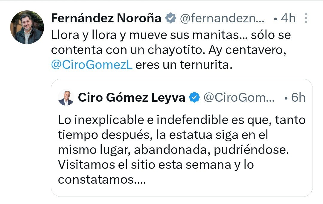 Arouet_V's tweet photo. .@fernandeznorona es la expresión más vulgar del populismo y la más elocuente: insulta porque así dinamita el análisis del que él es incapaz. Noroña es una ventosidad autoritaria y el reflejo más grotesco de a ofensiva de la 4T contra el periodismo. https://t.co/H12xesg9U3
