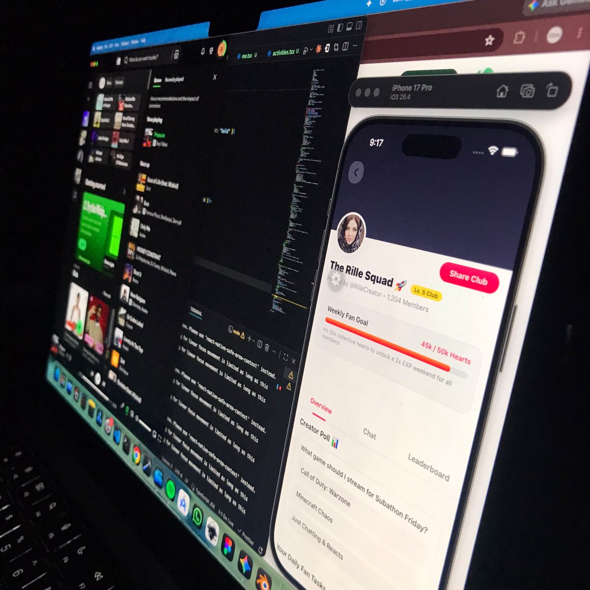 Hakimi_dev's tweet photo. We are almost there 🫠 https://t.co/7U87MTCNwv