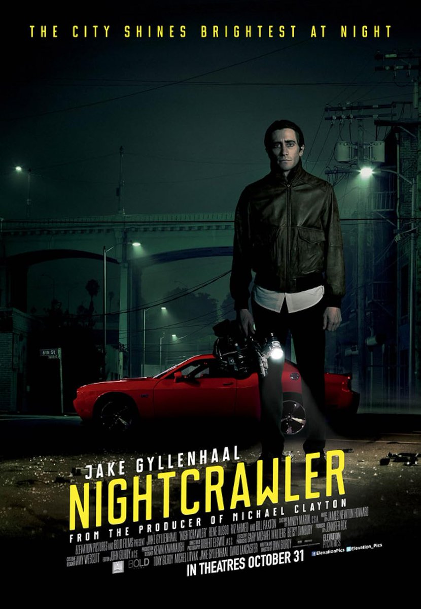 1DeepNote's tweet photo. 8 Movies That Will Stay In Your Mind For Days:

1. Nightcrawler https://t.co/F3dT7izrSq