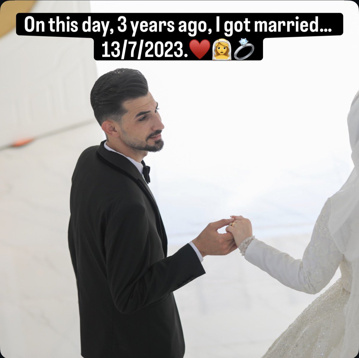 Mo7ammed_jawad6's tweet photo. On this day, 3 years ago, I got married… 13/7/2023.
Those were some of the most beautiful days of our lives. We were living in our home, I had a stable life, I went to work every day, and I had a small café where I worked. I was able to carry the responsibility of my home and my wife. I could provide what she needed and build a simple life filled with hope.
But only 85 days after our wedding, this brutal war began… and we lost everything. We lost our home, our work, and the life we had built with so much effort. The war stole from us every feeling of safety and stability.
We went through the hardest days of displacement, fear, and constant bombing. Days that no one should ever have to endure. But my wife and I stayed together, sharing everything and supporting each other through the most difficult circumstances.
One year and 14 days after our marriage, God blessed us with our daughter Rafif. She came into our lives in the middle of pain and became a light during the darkest times.
We faced incredibly difficult days. There were times when I was unable to provide even the basic things that every child needs. Many of you have known Rafif since she was only three months old. You watched her grow in front of your eyes and became part of her story.
Many people supported Rafif and her family from the beginning, and many are still standing beside us until this moment. Rafif has found a place in the hearts of many people. She has become a part of your lives, just as you have become a part of ours.
My family and I are deeply grateful to everyone who has given us love, support, and kindness, and to everyone who has stood with us during the hardest days of our lives.
And to my wife, my love, and my life partner… I love you forever. You, our daughter Rafif, and our baby who is on the way are my whole world. I will do everything possible and fight through every hardship for you. I love you all more than words can express.
Rafif’s family wants to share this special memory with you… the memory of the day we began our dream, even though the war tried to take everything away from us. ❤️