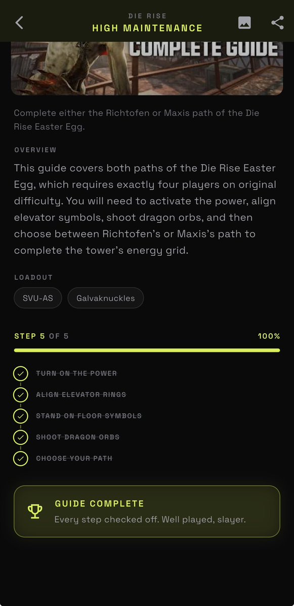 kronos_app's tweet photo. Die Rise main quest guide updated https://t.co/3h4fSgwcHG