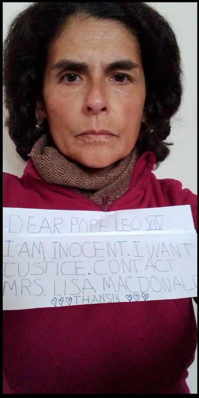 fb_doris's tweet photo. @Pontifex Santo Papa León XIV: Espero esté bien. Por favor, ayúdeme, ayúdeme, ayúdeme. Necesito que alguien me ayude. Pido auxilio, auxilio. Soy inocente, por favor. Vea mi caso, por favor. Llevo 22 años en esta lucha.  Grs. C. Figuerola. https://t.co/5yYNjXY10t