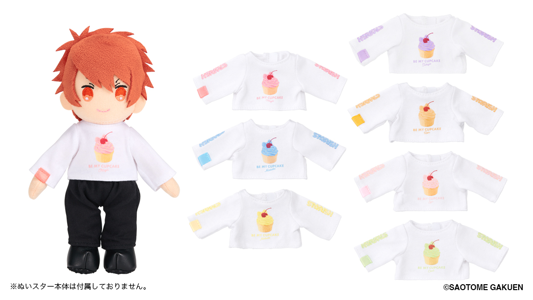 bro_utaprigoods's tweet photo. 【締切間近】【うた☆プリ】【通販限定】【受注生産】
「ぬいスター コスチューム ロングスリーブTシャツ BE MY CUPCAKE Ver.」
ご注文は、明日【2026年7月14日(火)23:59まで】となります。

期間限定の受付なのでご予約はお早めに！

https://t.co/9EAW6HSeit https://t.co/ZC3GAusst7