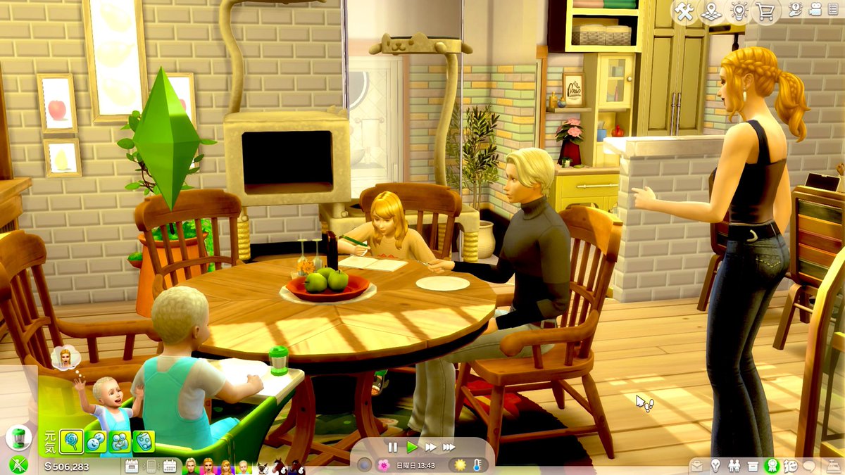 _eco_eco's tweet photo. #theSims4 #ザ・シムズ4

リラちゃん成長👧
子供って痩せるのムズくない？🥲 https://t.co/1mcfpYvmiu