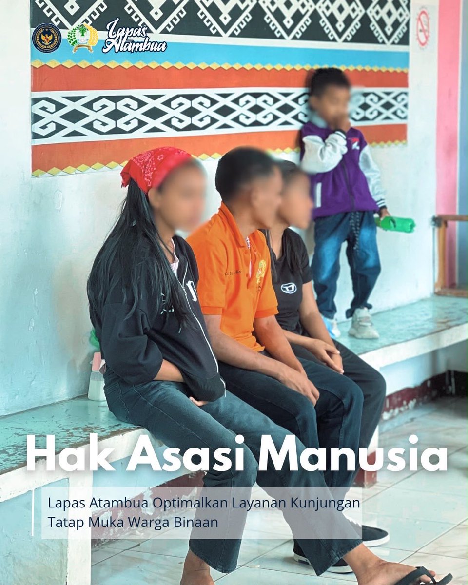 PolsuspasAtamb1's tweet photo. *Wujud Pemenuhan HAM, Lapas Atambua Optimalkan Layanan Kunjungan Tatap Muka bagi Warga Binaan.* https://t.co/IqISysYRXz