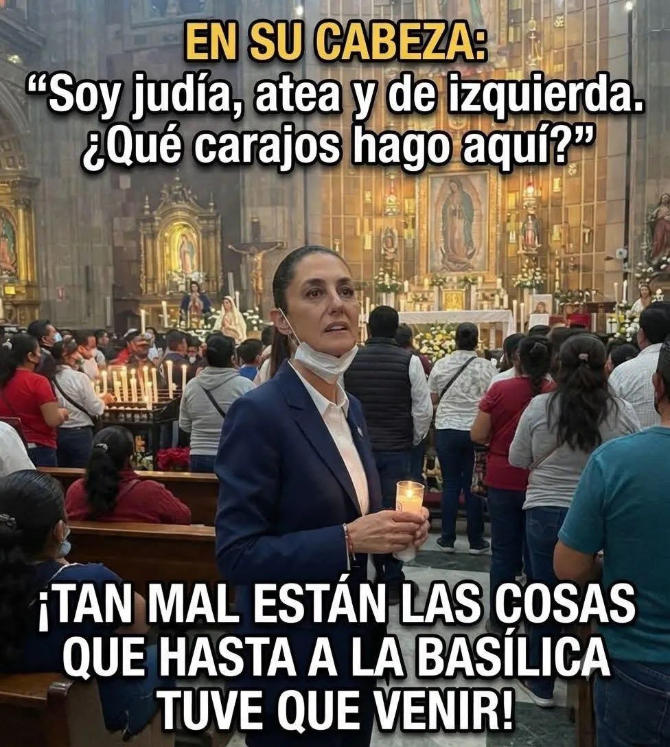 Cnajera22's tweet photo. @Jackie2theworld PROPAGANDA BARATA E HIPOCRITA DE UNA AMBICIOSA ATEA!! QUÉ VERGÜENZA 🫢 LO RARO ES QUÉ CONOCIENDO QUÉ ODIA LA RELIGIÓN CATÓLICA, ¿QUÉ HACE AHÍ?? 🙄😏😡😡😡 https://t.co/AUzOdadZtZ