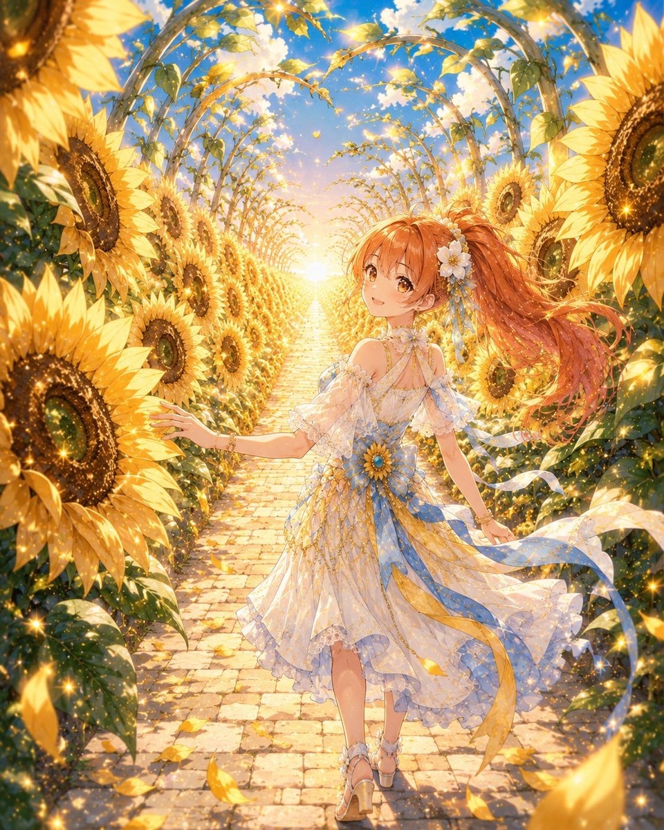 🌻おはミーア🌻 今日は #ひまわりの日✨ 太陽に向かって咲くひまわりの