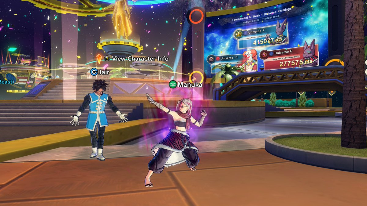SenzuSundae's tweet photo. A wild @UVConverge appears! 

#Xenoverse2
#XV2
#FestivalofUniverses https://t.co/0YVBbpqbkh