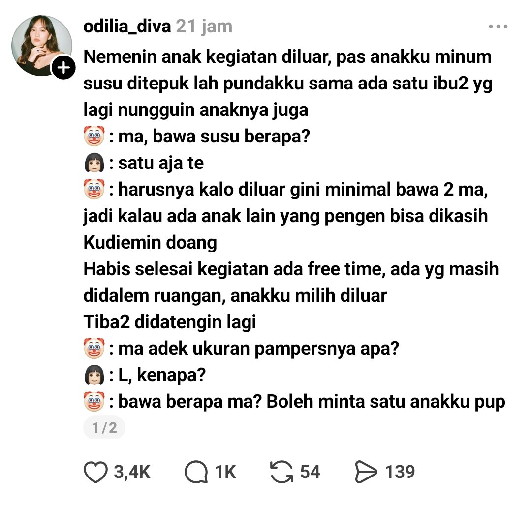 biduanssa's tweet photo. lahhhh???? ibu sehatt?? https://t.co/uoSqf5qziP