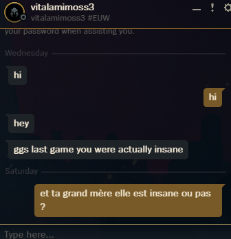Nimu_LoL's tweet photo. et vous pensez je vais arreter d'accepter tous les bot alors que je peut me défouler a chaque fois https://t.co/w9THvcoBEi