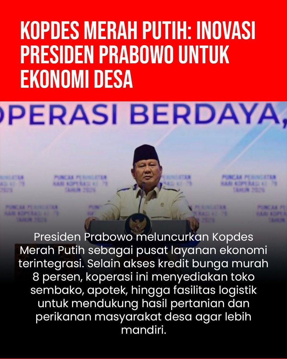 omelecte's tweet photo. Lumayan membantu loh ini karena memberikan akses Kredit Super Mikro 8 Persen #TransformasiKoperasiIndonesia https://t.co/D1gx2ihmvC